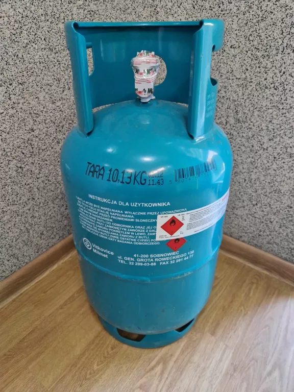 BUTLA GAZOWA Z GAZEM 11KG PLOMBY PEŁNA