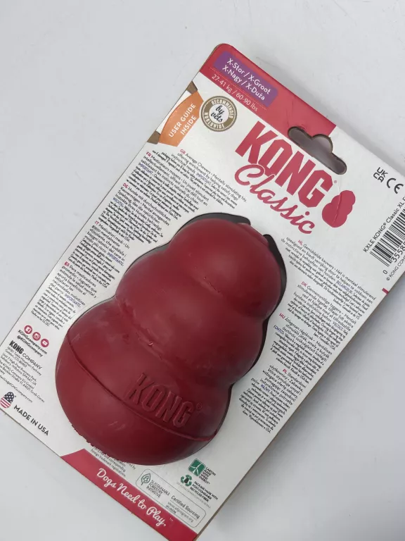ZABAWKA DLA PSA KONG CLASSIC X-LARGE, X-GRAND CZERWONY