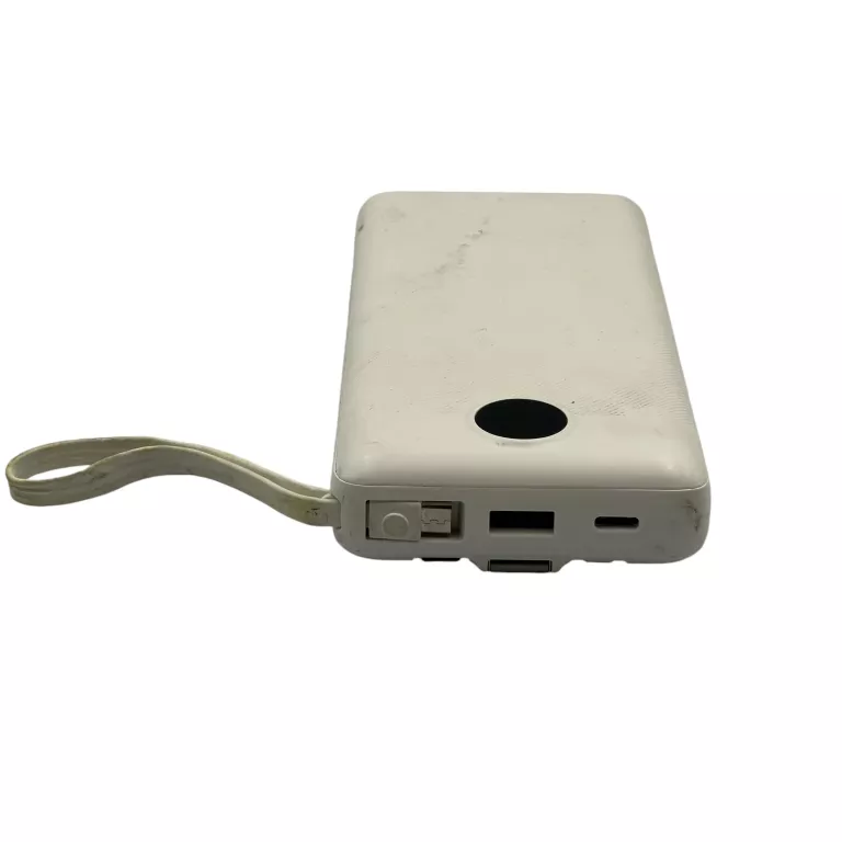 POWERBANK 20000MAH VEEKTOMX VT-201 BIAŁY WBUDOWANE KABLE