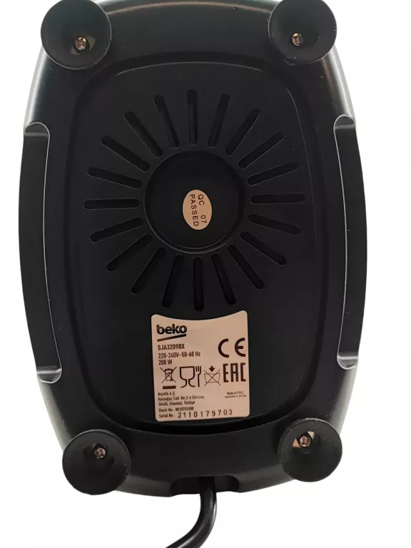 WYCISKARKA WOLNOOBROTOWA BEKO SJA3209BX