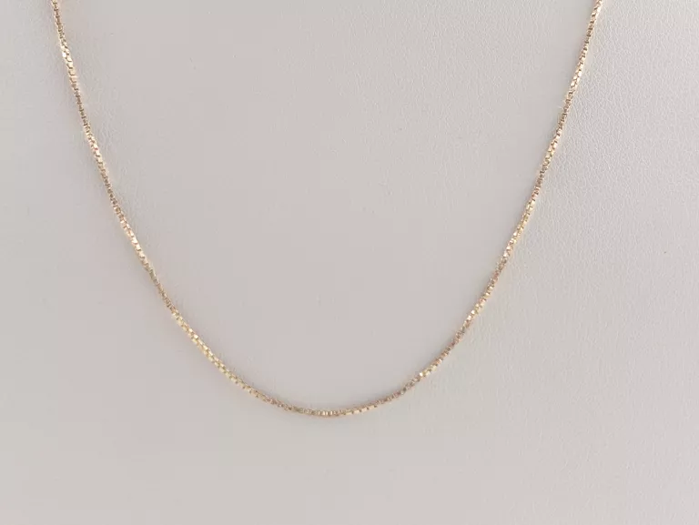ZŁOTY ŁAŃCUSZEK KOSTKA 55CM 583 2,51G