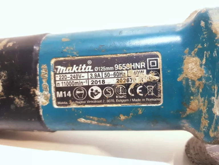 SZLIFIERKA KĄTOWA MAKITA 9558HNR 840W