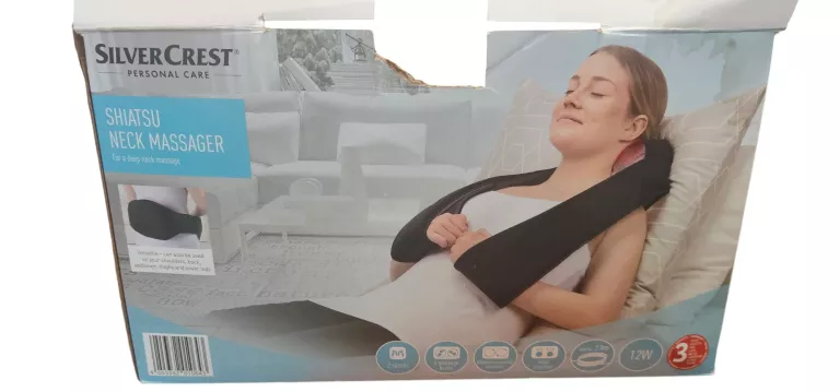 URZĄDZENIE DO MASAŻU MASAŻER SHIATSU SZYI KARKU PLECÓW SILVERCREST