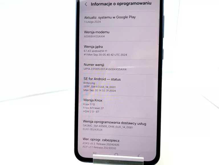 TELEFON SAMSUNG GALAXY A55 5G 8/128GB #GW 07.06.2026R