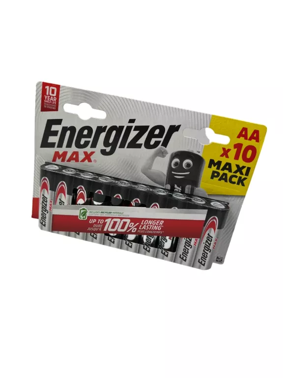 BATERIE ALKALICZNE ENERGIZER AA (R6) 10 SZT.