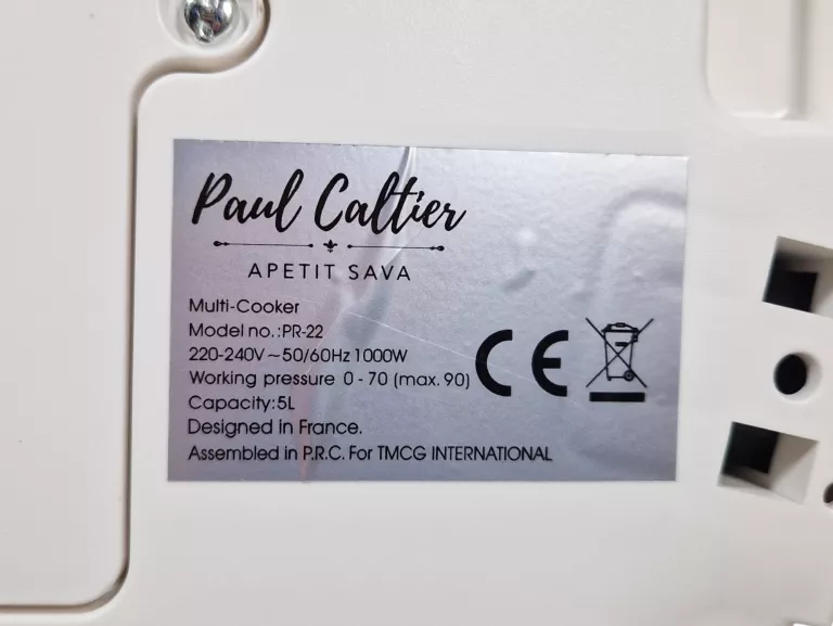 MULTICOOKER PAUL CALTIER PR-22 5L 1000W