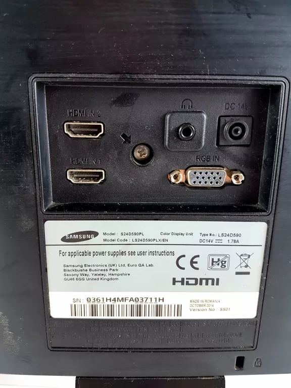 MONITOR SAMSUNG S24D590PL