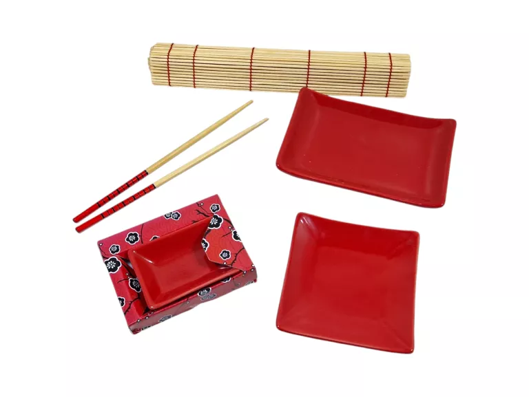 DAJAR ZESTAW DO SUSHI 308614-2 CZERWONY