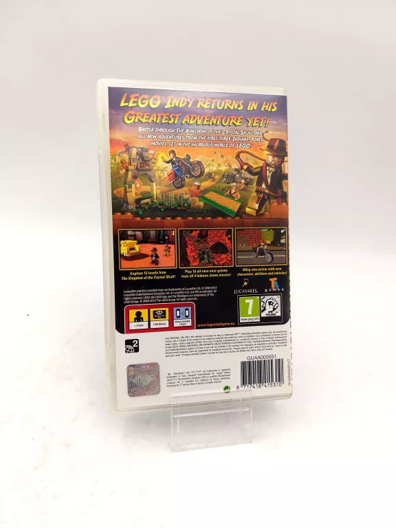 LEGO INDIANA JONES 2 - GRA NA KONSOLE SONY PSP.