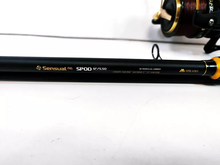 KOŁOWROTEK MIKADO LENTUS 10007 FD + WĘDKA - SENSUAL NG SPOD 12' (360)