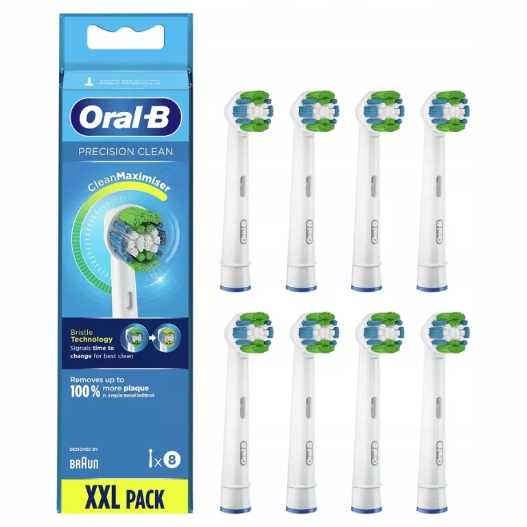 KOŃCÓWKA DO SZCZOTECZEK ORAL-B ORYGINAŁ ORAL-B 8 SZT.