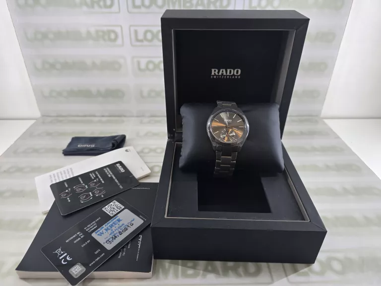 ZEGAREK RADO HYPERCHROME DUAL TIMER CROWNLESS QUARTZ R32102172