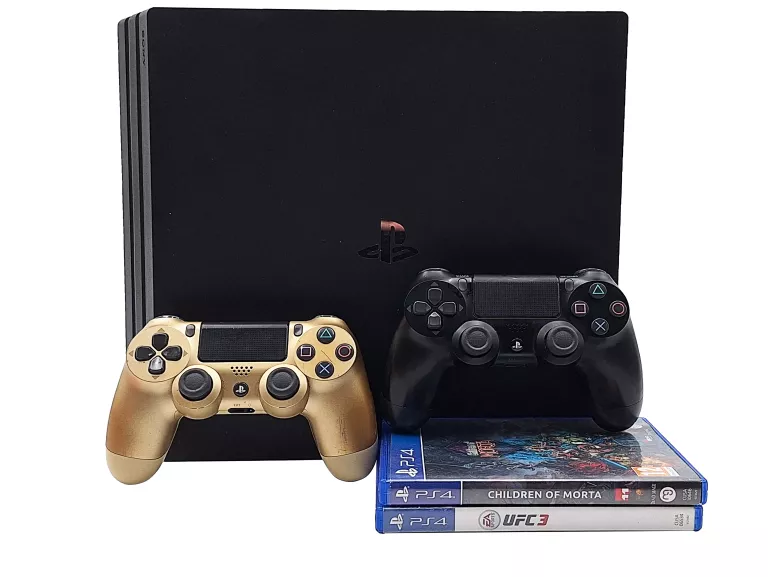 KONSOLA PLAYSTATION 4 PRO 1TB + 2 PADY + 2X GRA