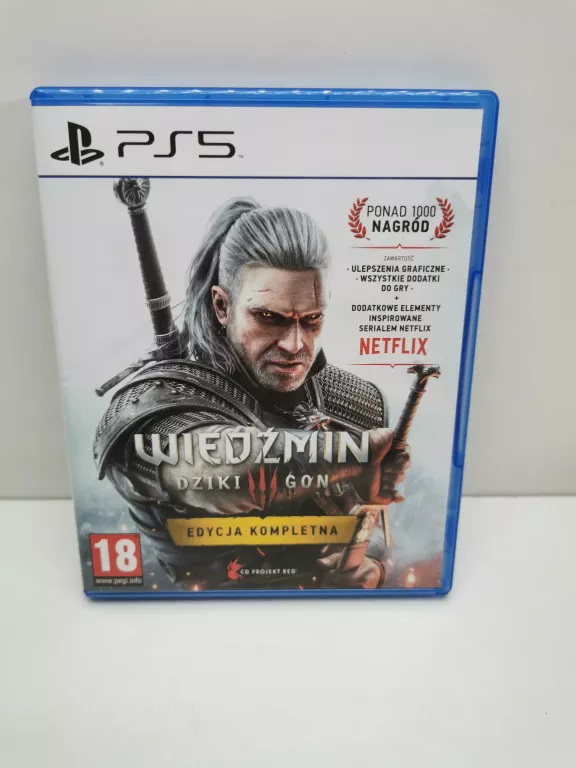 GRA NA PS5 -> WIEDŹMIN 3 DZIKI GON - EDYCJA KOMPLETNA