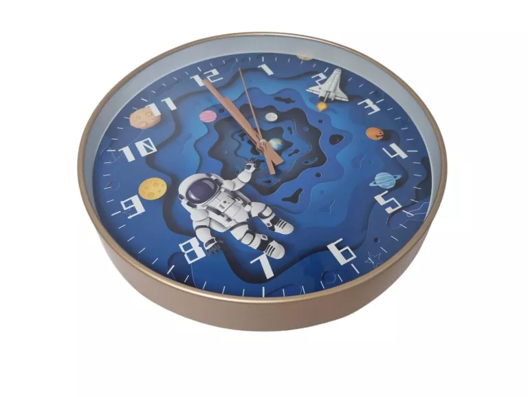 ZEGAR ŚCIENNY KOSMOS ASTRONAUTA RAKIETA