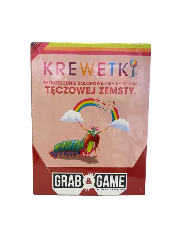 ŚWIETNA GRA KARCIANA KREWETKI TĘCZOWEJ ZEMSTY GRAB&GAME