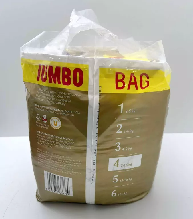 PIELUSZKI JUMBOBAG DADA EXTRA CARE 4 82 SZT.