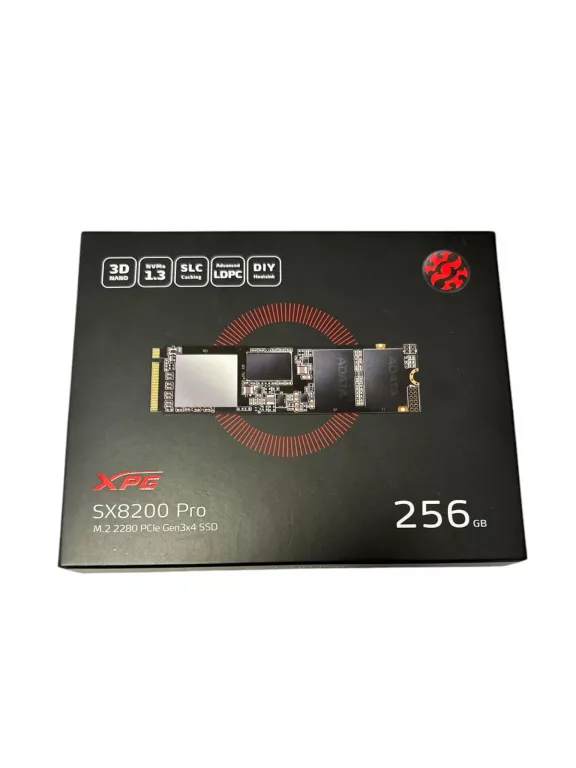 ADATA DYSK XPG SX8200 PRO 256GB PCIE 3.3/1.15 GB/S M.2