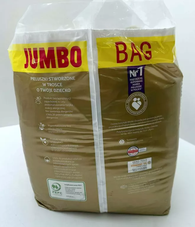 PIELUSZKI JUMBOBAG DADA EXTRA CARE 4 82 SZT.