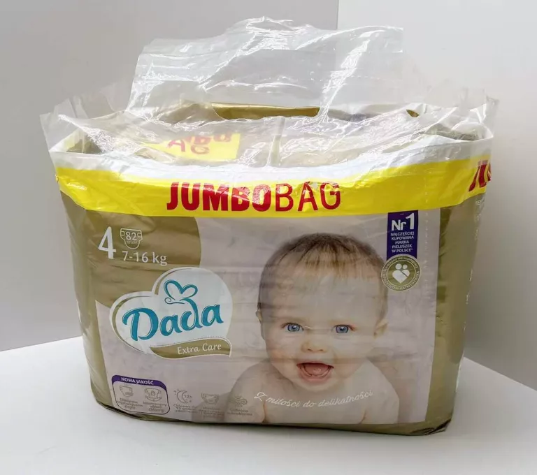 PIELUSZKI JUMBOBAG DADA EXTRA CARE 4 82 SZT.