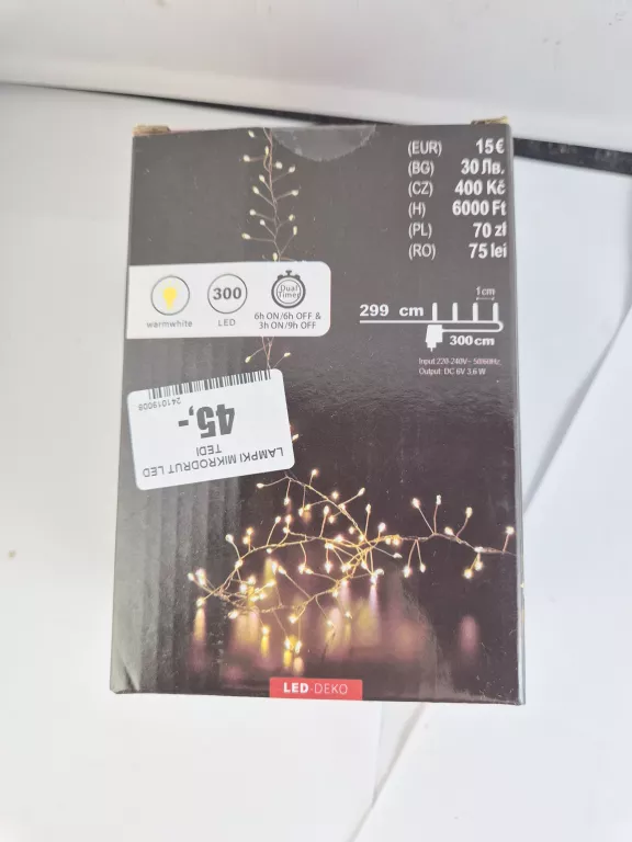 LAMPKI MIKRODRUT LED TEDI