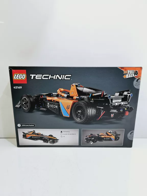 LEGO TECHNIC 42169 NEOM MCLAREN FORMUŁA E SAMOCHÓD WYŚCIGOWY