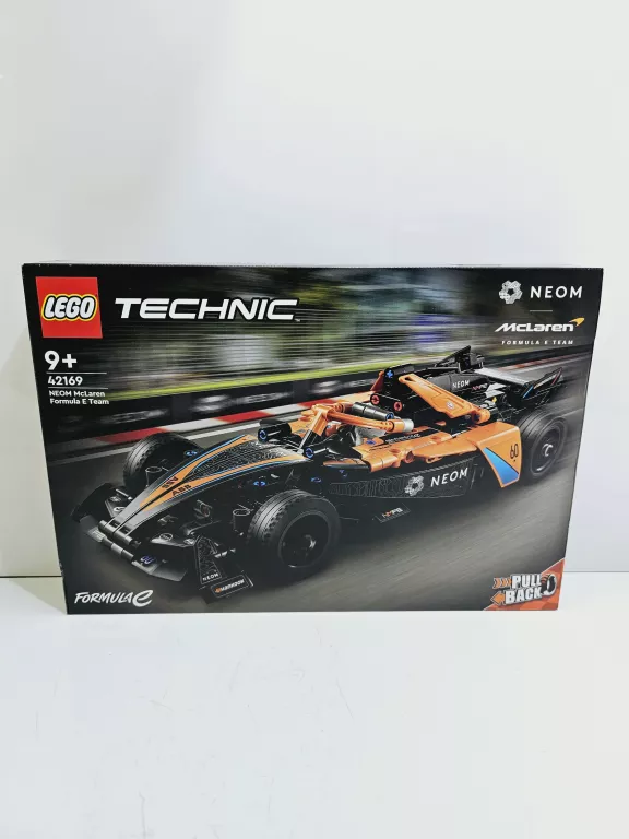 LEGO TECHNIC 42169 NEOM MCLAREN FORMUŁA E SAMOCHÓD WYŚCIGOWY