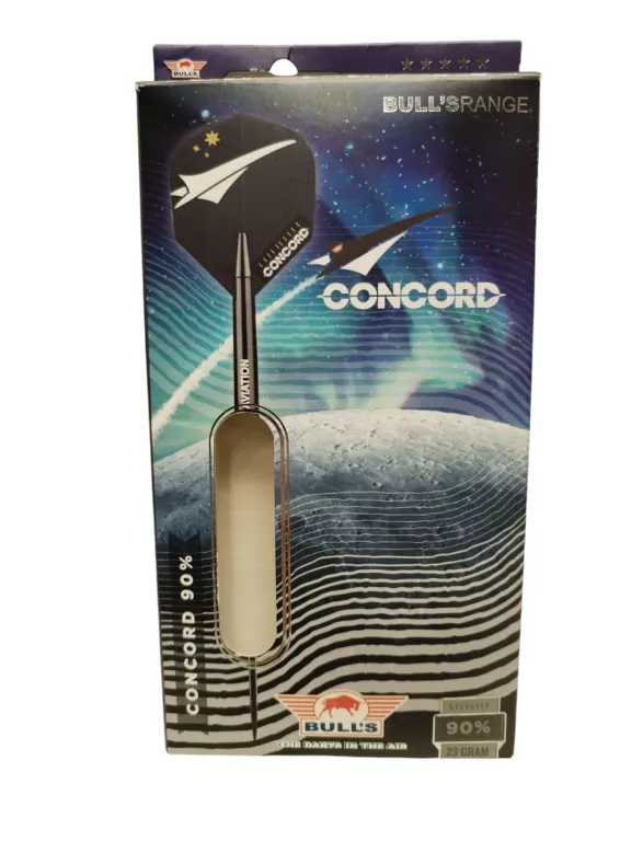 LOTKI RZUTKI DART BULLS NL CONCORD 90% WOLFRAM 23G