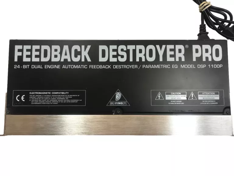 BEHRINGER FEEDBACK DESTROYER PRO DSP 1100 P