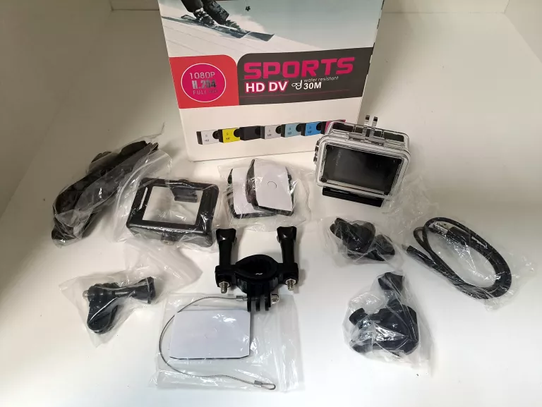 KAMERA SPORTOWA FULL HD H.264 SPORTS HD DV PUDEŁKO