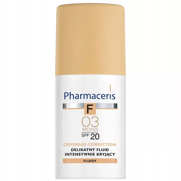 PHARMACERIS F DELIKATNY FLUID INTENSYWNIE KRYJĄCY SPF 20 BRONZE 03 30ML