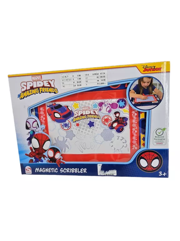 SPIDEY ZNIKOPIS TABLICA MAGNETYCZNA SPIDERMAN