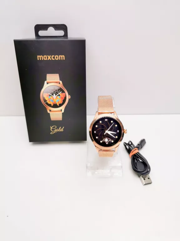 SMARTWATCH MAXCOM GOLD FW42 - ZŁOTY - KOMPLET
