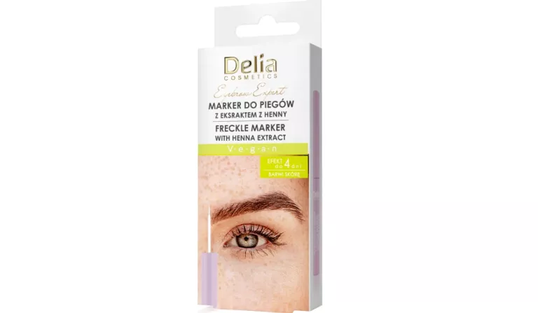 DELIA COSMETICS MARKER DO PIEGÓW Z EKSTRAKTEM Z HENNY, 4 ML