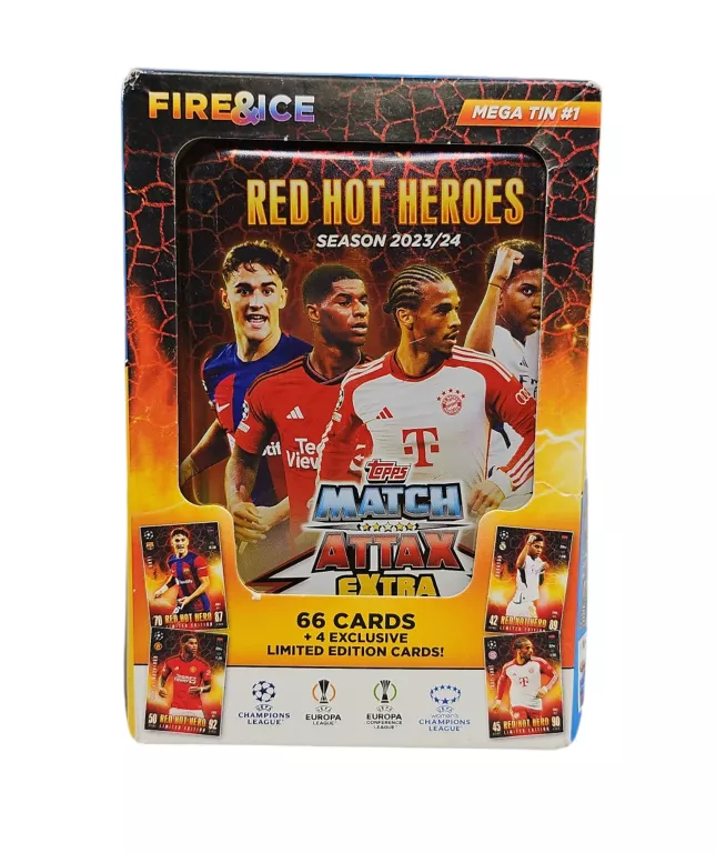 FIRE & ICE RED HOT HEROES SEASON 2023/2024 MATCH ATTAX