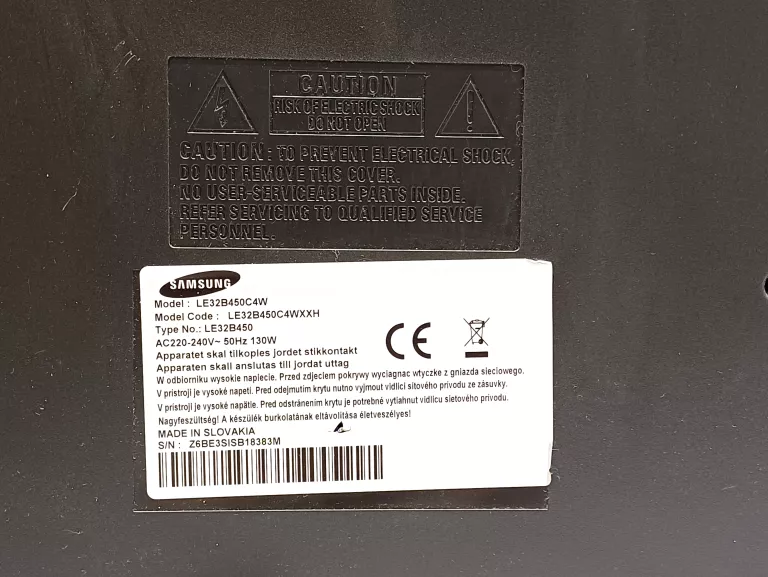 TELEWIZOR LCD SAMSUNG LE32B450C4W 32" + PILOT