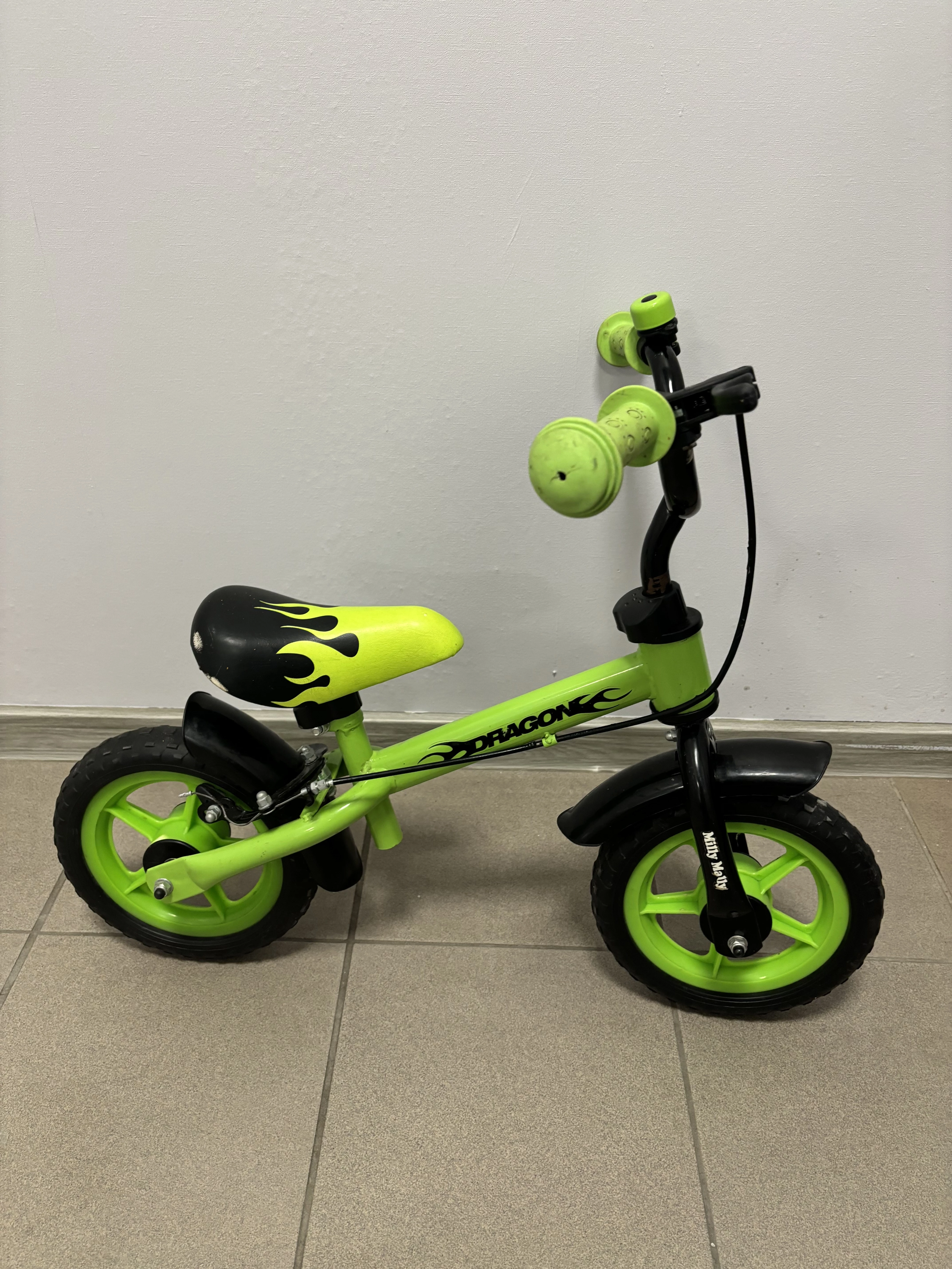 rowerek-biegowy-dragon-green-stan-11323-2