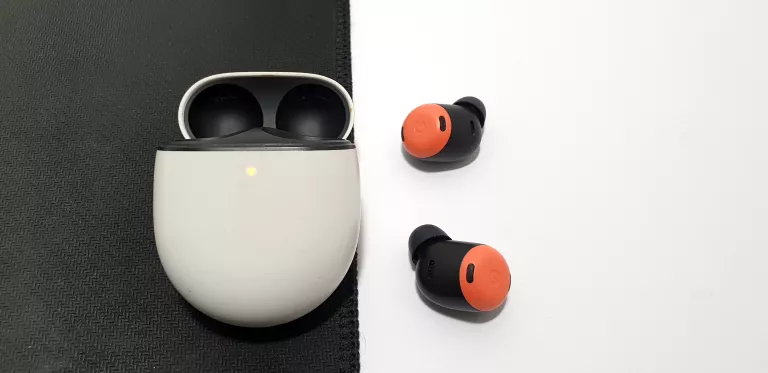 SŁUCHAWKI BEZPRZEWODOWE BLUETHOOTH GOOGLE PIXEL BUDS PRO KOLOR KORAL CORAL