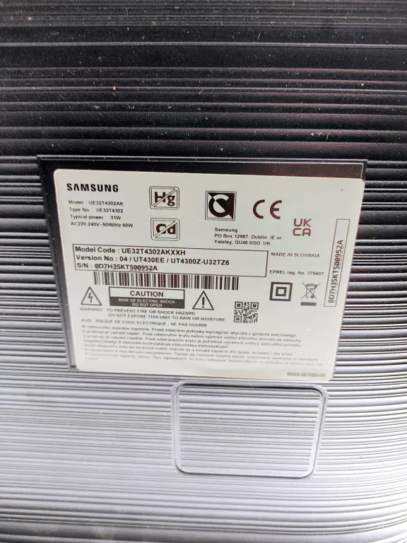 TELEWIZOR SAMSUNG UE32T4302AK SMART TV
