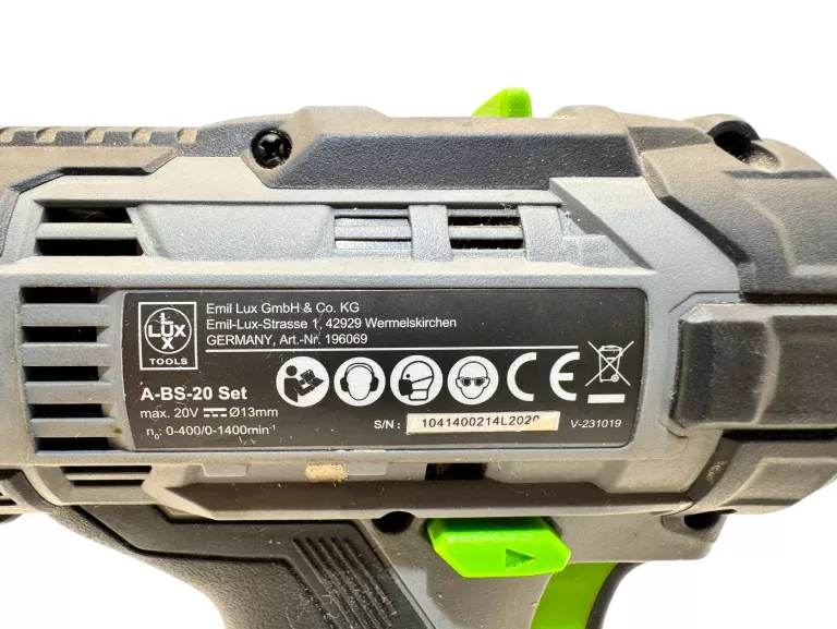 WIERTARKO-WKRĘTARKA LUX TOOLS A-BS-20-E ŁAD