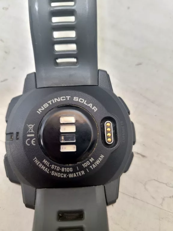 SMARTWATCH GARMIN INSTINCT SOLAR MIL-STD-810G POLECAM!