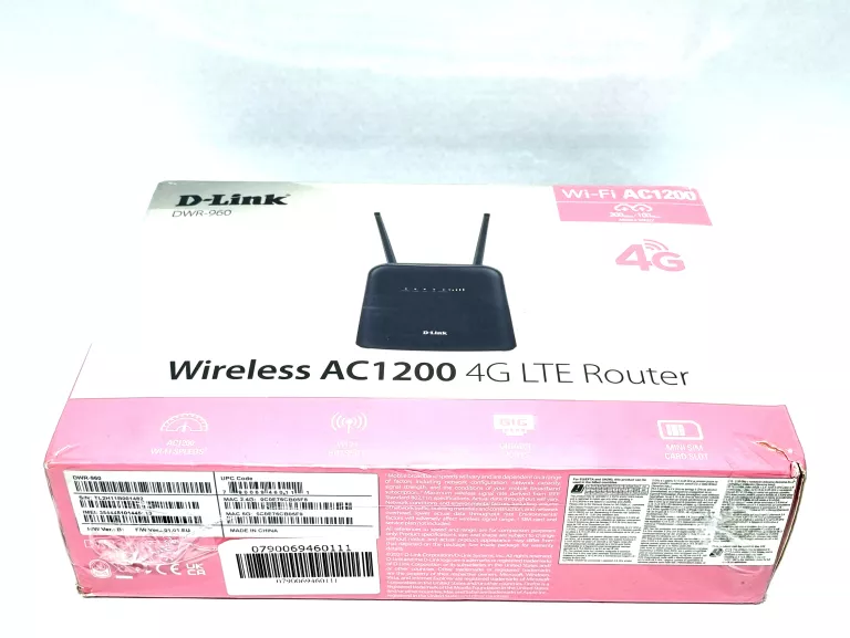D-LINK DWR-960 LTE CAT7 WLAN AC1200 ROUTER, CAT7 MOBILE WLAN ROUTER, 4G/3G