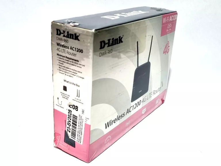 D-LINK DWR-960 LTE CAT7 WLAN AC1200 ROUTER, CAT7 MOBILE WLAN ROUTER, 4G/3G