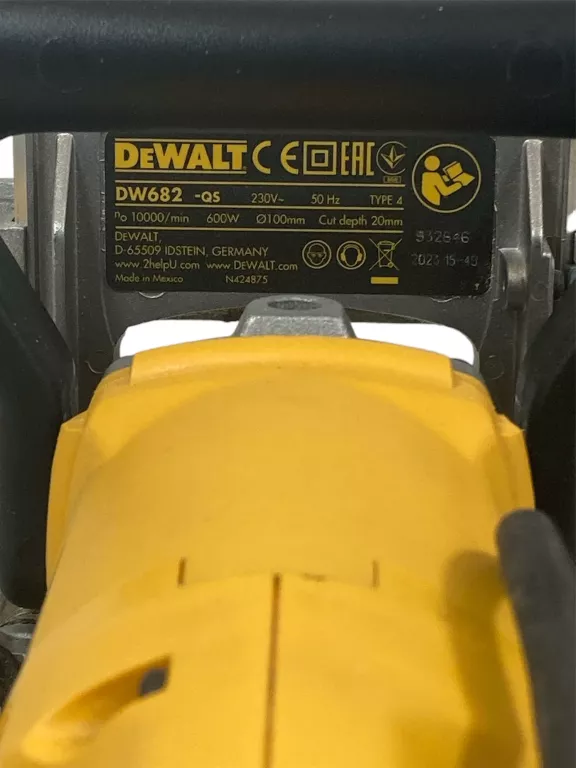 FREZARKA LAMELOWNICA DEWALT DW682 600W 100MM