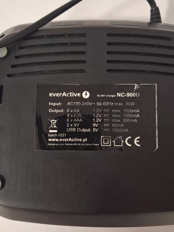 ŁADOWSARKA EVERACTIVE NC900U