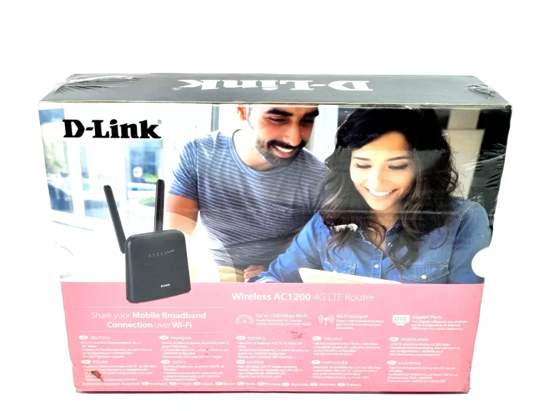D-LINK DWR-960 LTE CAT7 WLAN AC1200 ROUTER, CAT7 MOBILE WLAN ROUTER, 4G/3G