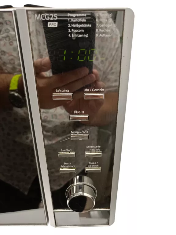 MIKROFALÓWKA CASO GERMANY GRILL MCG 250 PRO USZKODZONA