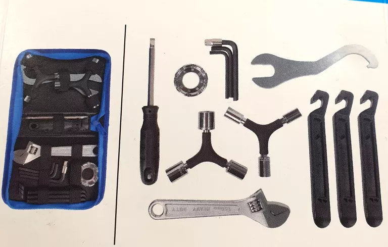 ZESTAW NARZĘDZI ROWEROWYCH DECATHLON TOOLBOX 100