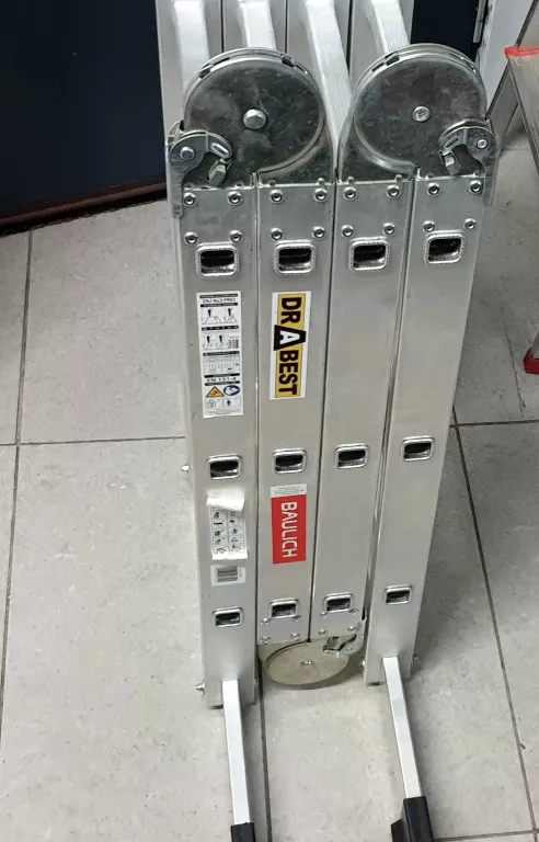 DRABINA PRZEGUBOWA SKŁADANA DU 4X3 PRO DRABEST STAN BDB 3,45M 150KG