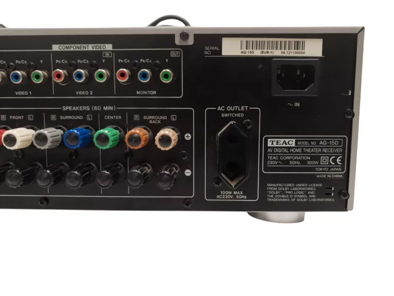 AMPLITUNER TEAC AG-15D +KABEL ZASILAJĄCY